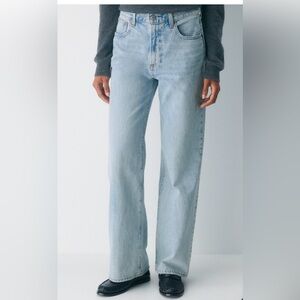 ARITZIA DENIM FORUM - FARRAH HIGH RISE WIDE CROPPED JEANS